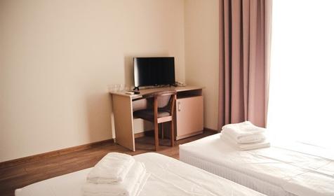 Студия трехместный с балконом (вид на море)