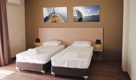 Студия трехместный с балконом (вид на море)