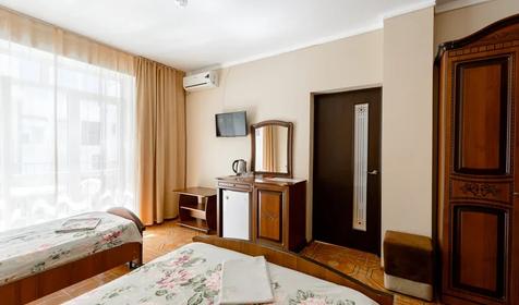 Люкс двухкомнатный пятиместный. Гостиница Мираж-Престиж, п. Лермонтово