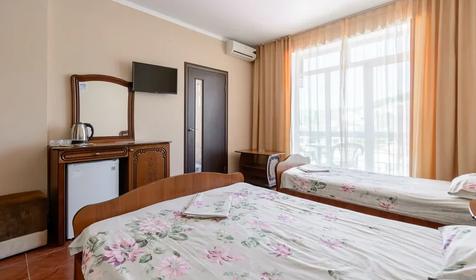 Люкс двухкомнатный четырехместный. Гостиница Мираж-Престиж, п. Лермонтово