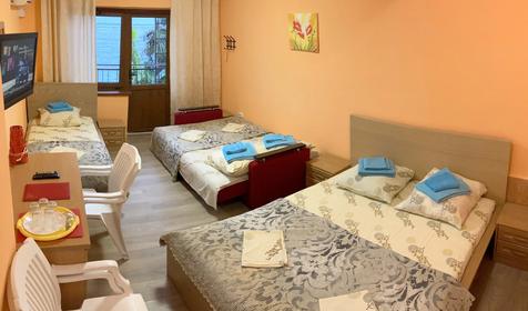 Стандарт четырехместный с видом на море