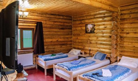 Стандарт четырехместный в срубе, 1 этаж