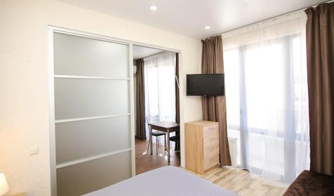 Апартаменты двухместные Студия (с видом на двор и горы)