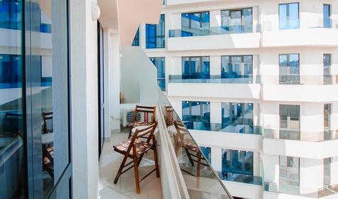 Апартаменты двухместные Студия (с видом на двор и горы)