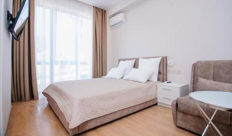 Апартаменты двухместные Студия (с видом на двор и горы)