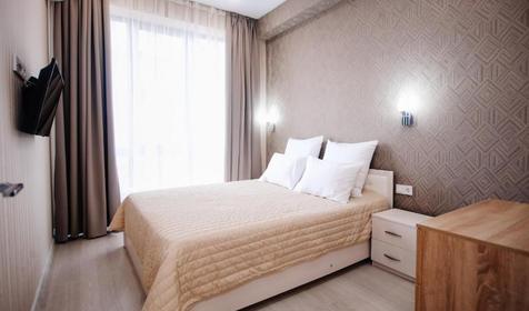 Апартаменты двухместные с 1 спальней (с видом на двор и горы)