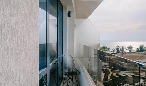 Апартаменты двухместные с 1 спальней (с видом на море)