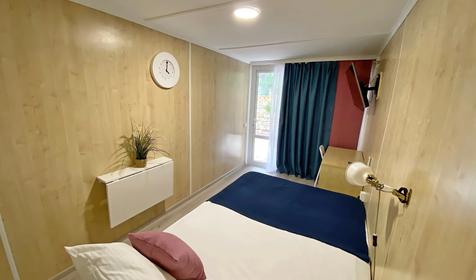 Эконом двухместный без балкона, корпус "Норвежский дом"