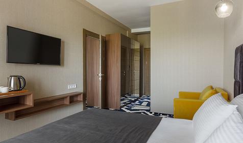 Двухкомнатный четырехместный. Отель SUNPARCO UltraAll inclusive, Анапа