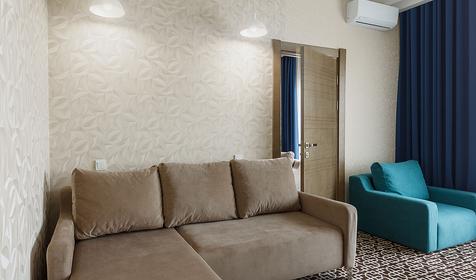 Люкс двухместный двухкомнатный. Отель SUNPARCO UltraAll inclusive, Анапа