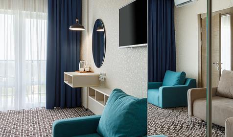 Люкс двухместный двухкомнатный. Отель SUNPARCO UltraAll inclusive, Анапа