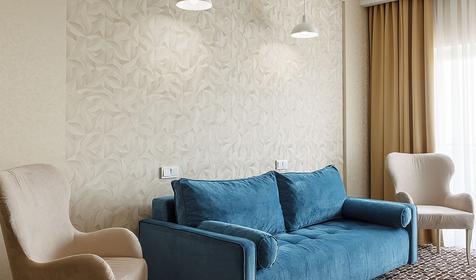 Люкс Премьер двухместный двухкомнатный. Отель SUNPARCO UltraAll inclusive, Анапа