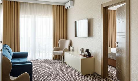 Люкс Премьер двухместный двухкомнатный. Отель SUNPARCO UltraAll inclusive, Анапа