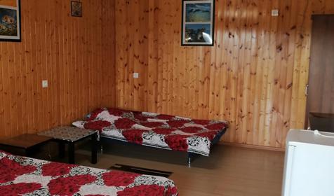 Стандарт трехместный с видом на озеро (25 кв.м)