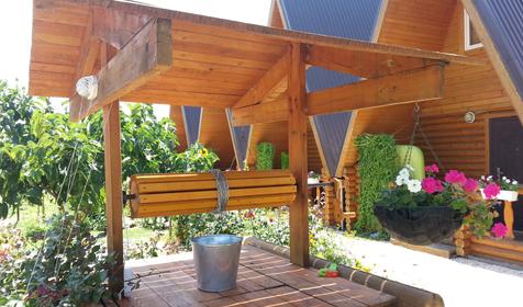 Домик двухуровневый четырехместный