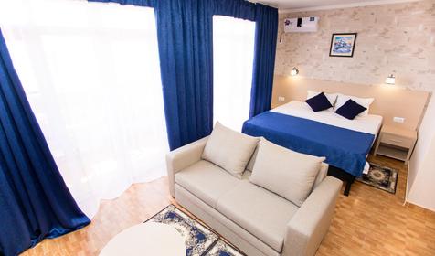 Четырехместный джуниор сьют с видом на море