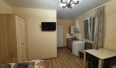 Студия с кухней и балконом