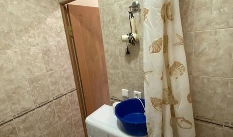 Двухместная студия с индивидуальной кухней с балконом