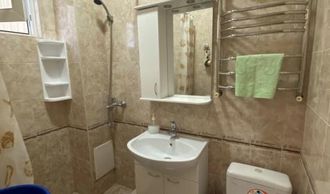 Двухместная студия с индивидуальной кухней с балконом