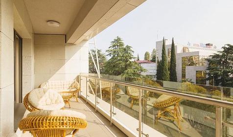 Апартаменты двухместные с кухней и балконом