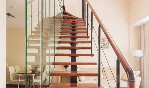 Апартаменты двухместные двухуровневые с кухней