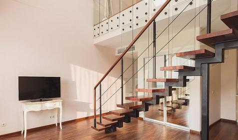 Апартаменты двухместные двухуровневые с кухней