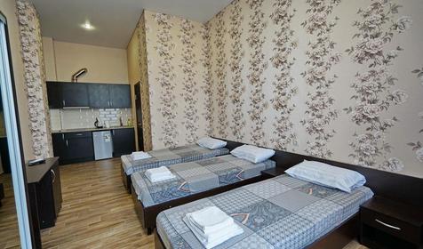 Студия трехместная с кухней