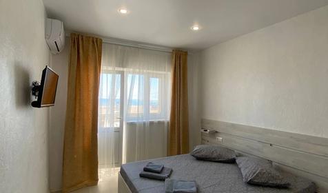 Однокомнатный двухместный (с видом на море и с балконом)