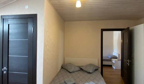 Двухкомнатная четырехместная мансарда без балкона, 4 этаж