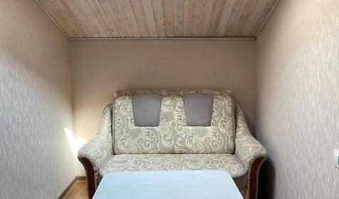 Двухкомнатная четырехместная мансарда без балкона, 4 этаж