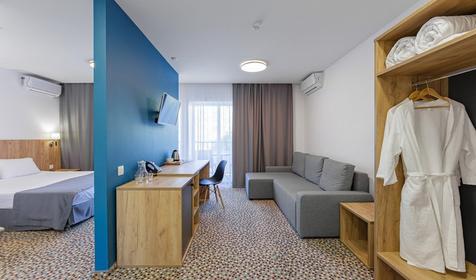 Джуниор сьют двухместный двухкомнатный. Отель "Джемете", Анапа