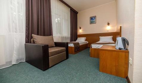 Однокомнатный первой категории. Пансионат отдыха Кавказ, Геленджик