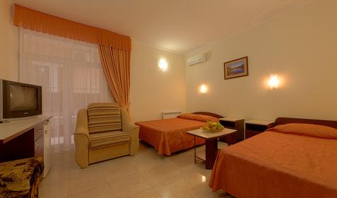 Стандарт двухместный. Отель Посейдон. Анапа, Витязево