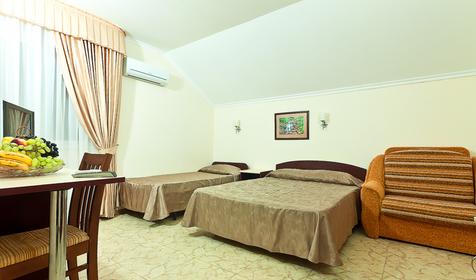 Стандарт четырехместный. Отель Посейдон. Анапа, Витязево