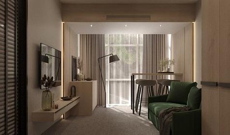 Люкс двухкомнатный. Сити парк Сочи