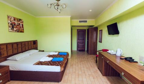 Стандарт двухместный с балконом. Отель Aqua Villa, Туапсинский р-н, с. Лермонтово, урочище Широкая Щель