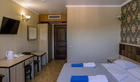 Стандарт двухместный с балконом. Отель Aqua Villa, Туапсинский р-н, с. Лермонтово, урочище Широкая Щель