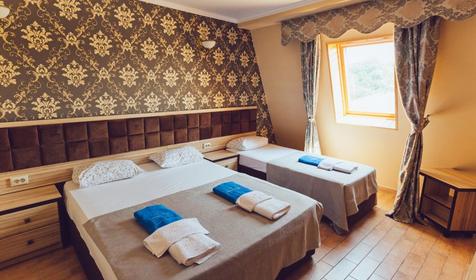 Улучшенный четырехместный. Отель Aqua Villa, Туапсинский р-н, с. Лермонтово, урочище Широкая Щель