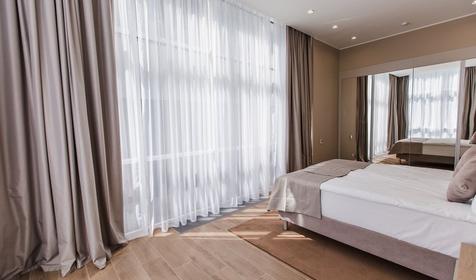 Апартаменты Делюкс двухкомнатные. Mirror Residence (Миррор Резидентс). Сочи
