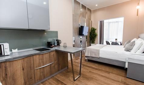Студия Делюкс двухместная. South Mirror Residence (Саус Миррор Резидентс). Сочи