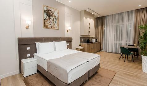 Студия Стандарт двухместная. Mirror Residence (Миррор Резидентс). Сочи