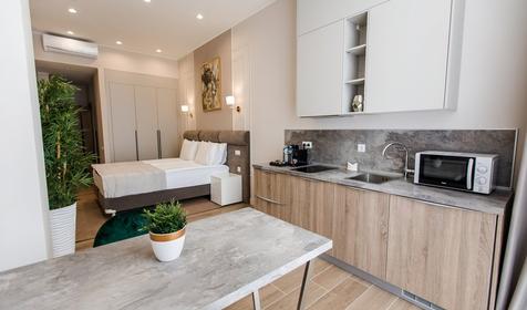Студия Стандарт двухместная. Mirror Residence (Миррор Резидентс). Сочи