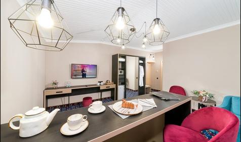 Номер Люкс двухкомнатный двухместный. Гостиничный комплекс Альбатрос, г. Анапа