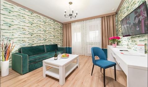 Номер Люкс двухкомнатный двухместный. Гостиничный комплекс Альбатрос, г. Анапа