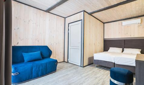 Стандарт двухместный с раздельными кроватями. Отель Lotus (Лотос). Геленджик, Архипо-Осиповка