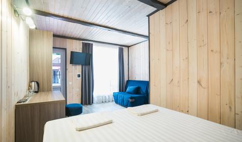 Стандарт двухместный с раздельными кроватями. Отель Lotus. Геленджик, Архипо-Осиповка