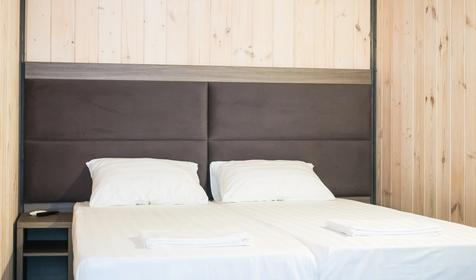 Стандарт двухместный с раздельными кроватями. Отель Lotus (Лотос). Геленджик, Архипо-Осиповка