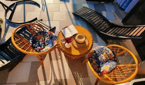 Полулюкс трехместный с террасой