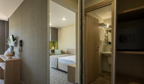 Стандарт одноместный без балкона, 1 этаж. Пансионат Бургас, Сочи, Адлерский р-н