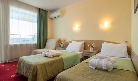 Двухместный номер 1 категории, корпус 1, курортный комплекс "Ямал", Туапсинский район, Небуг